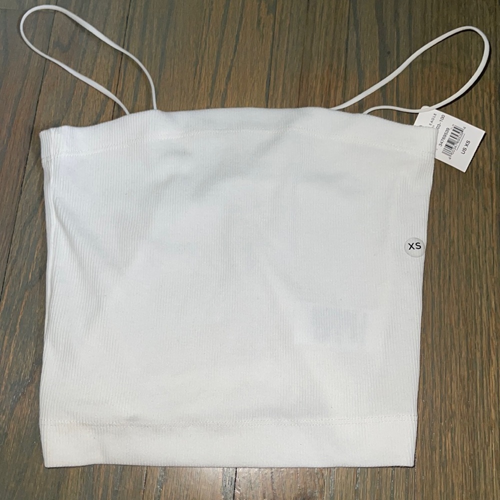 Brand new american eagle thin strapped white tank